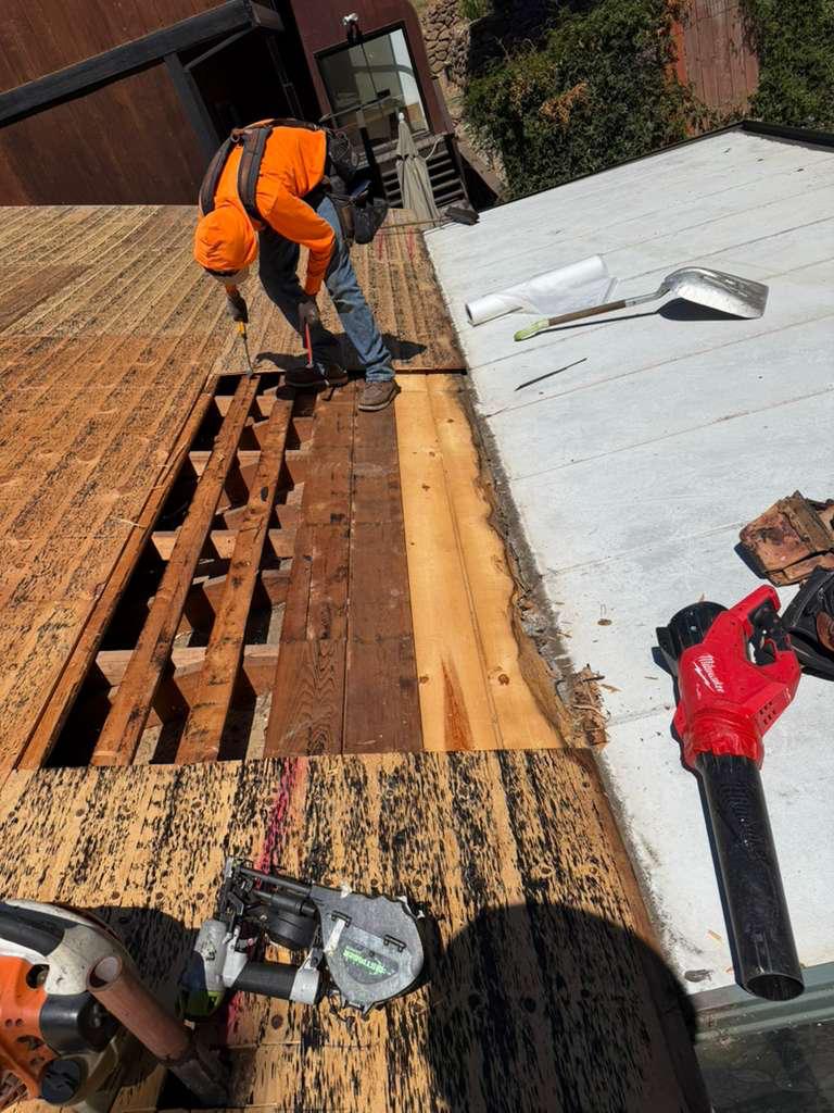 Commercial roofing project completed by Equinox Roofing in Santa Clara County