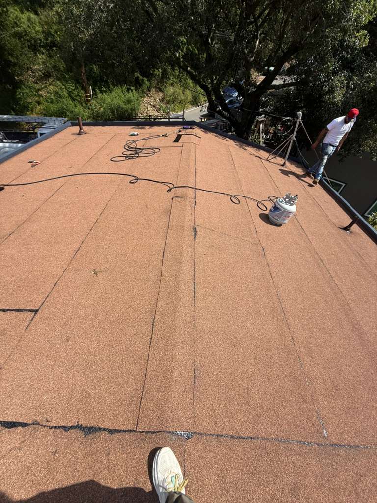 Commercial roofing project in San Francisco, California