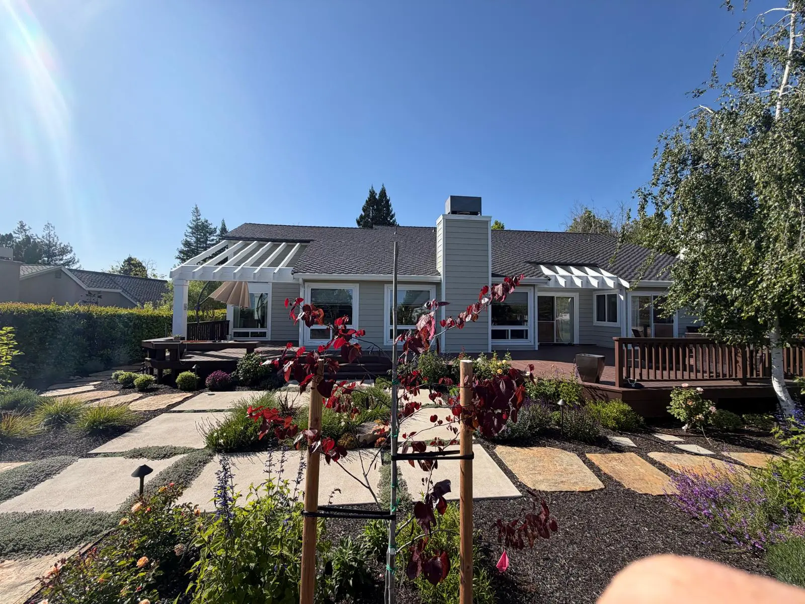 Residential roofing project in Santa Rosa, California